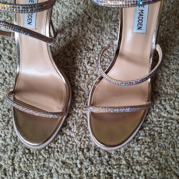Steve Madden Exotica Blush Stiletto Sz 8 - Picture 8 of 15